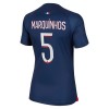 Paris Saint-Germain 2023-24 Marquinhos 5 Hjemme - Dame Fotballdrakt